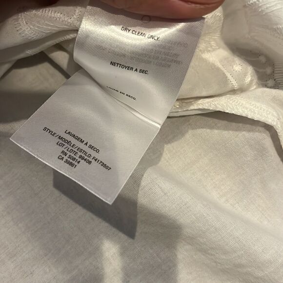 Tahari White Sleeveless Button Down - Picture 8 of 9